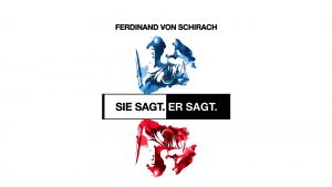 sie sagt. er sagt.