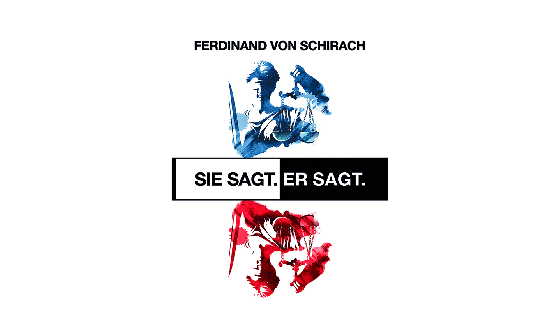 sie sagt. er sagt.